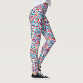 Water Joy Vis blauw Leggings (Rechts)
