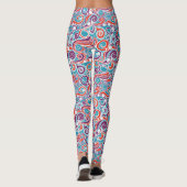 Water Joy Vis blauw Leggings (Achterkant)