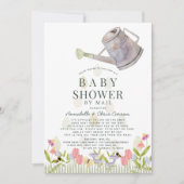 Water kan Baby shower van Floral Garden per post Kaart (Voorkant)