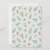 Water kan Baby shower van Floral Garden per post Kaart (Achterkant)