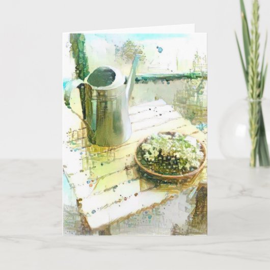 Water kan bedankkaart (Voorkant)