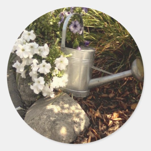 Water kan ronde sticker (Voorkant)