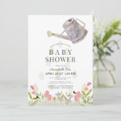 Water kan virtuele tuintuinen Baby showers Kaart (Staand voorkant)