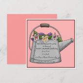 Water kan worden uitgenodigd kaart (Voorkant / Achterkant)