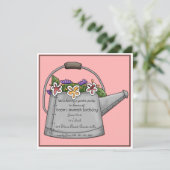 Water kan worden uitgenodigd kaart (Staand voorkant)