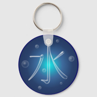 Water Kanji Sleutelhanger