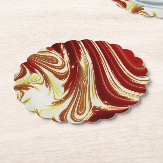 WATER KARTONNEN ONDERZETTERS (Gekanteld)