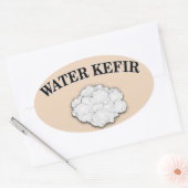 Water Kefir Ovale Sticker (Envelop)