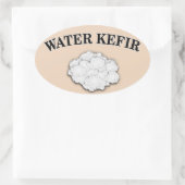 Water Kefir Ovale Sticker (Tas)