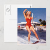 Water-kiefpop Briefkaart (Voorkant / Achterkant)