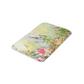 Water kleur bloemen patroon badmat (Gekanteld)