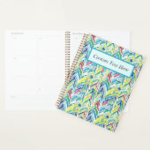 Water Kleur Chevron Patroon Ontwerp met Bold Brush Planner (Display)