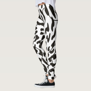 Water kleur koe huid Leggings