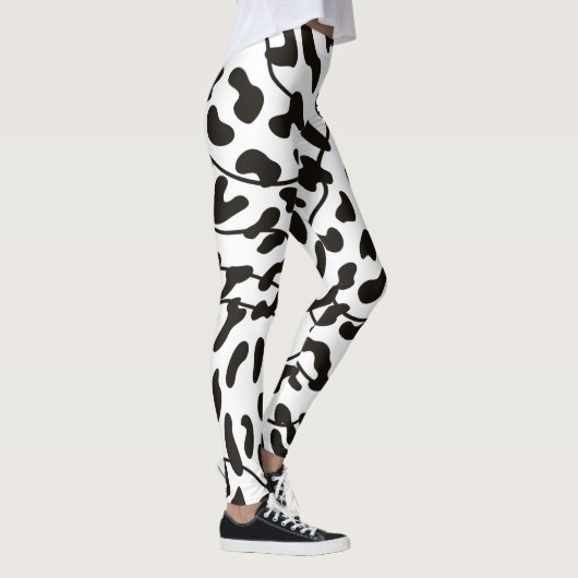 Water kleur koe huid Leggings (Rechts)