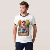 Water Kleur Moeder Kloper Kip Boer T-shirt (Voorkant volledig)