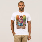 Water Kleur Moeder Kloper Kip Boer T-shirt (Voorkant volledig)