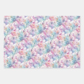 Water kleur patroon Wrapping Paper Flat Sheet (Voorkant 2)