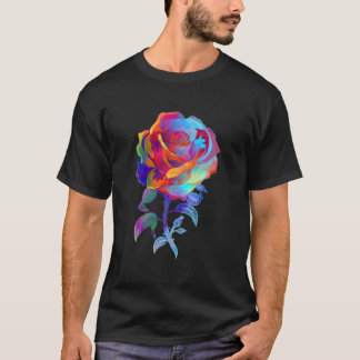 Water Kleur Rozen Tuin Tuinier Botanicus Bloemen  T-shirt