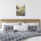  Water Kleur Schilderlandschap Canvas Afdruk (Insitu (Slaapkamer))