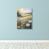  Water Kleur Schilderlandschap Canvas Afdruk (Insitu (Houten vloer))