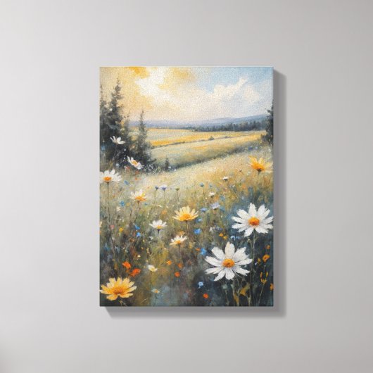  Water Kleur Schilderlandschap Canvas Afdruk (Voorkant)
