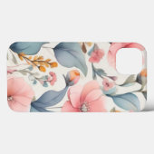 Water Kleur Small Flower Design iPhone 13 Hoesje (Achterkant (horizontaal))