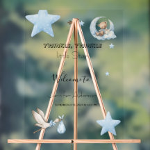 Water kleur twinkle twinkle little star jongen bab