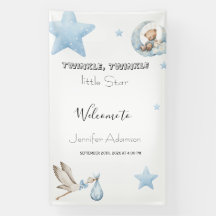 Water kleur twinkle twinkle little star jongen bab