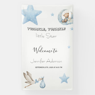 Water kleur twinkle twinkle little star jongen bab spandoek