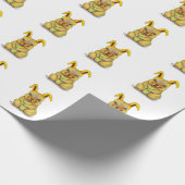 Water Konijn Cadeaupapier (Hoek)