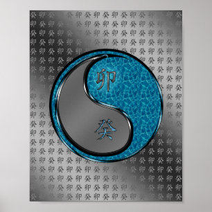 Water Konijn Poster