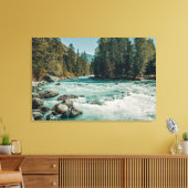 Water Kucherla River, Altai Mountains Canvas Afdruk (Insitu (Woonkamer))