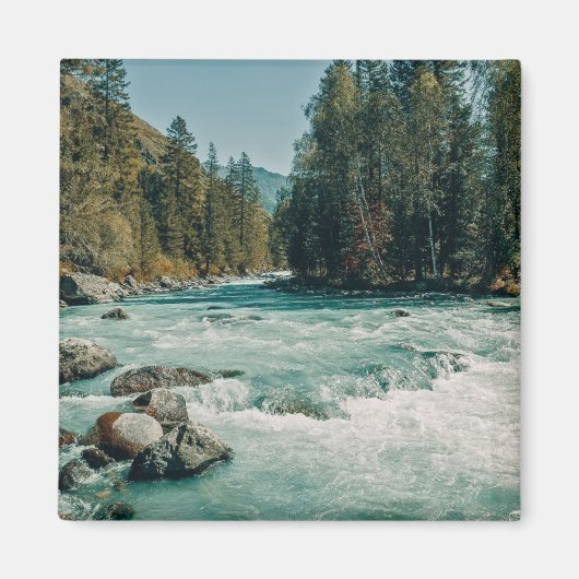Water Kucherla River, Altai Mountains Magneet (Voorkant)