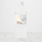 Water Labels for baby shower. Waterfles Etiket (Voorkant)