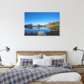 Water | Lai da Vons Switzerland Canvas Afdruk (Insitu (Slaapkamer))
