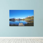 Water | Lai da Vons Switzerland Canvas Afdruk (Insitu (Houten vloer))