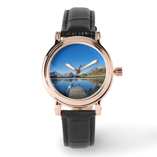 Water | Lai da Vons Switzerland Horloge (Voorkant)