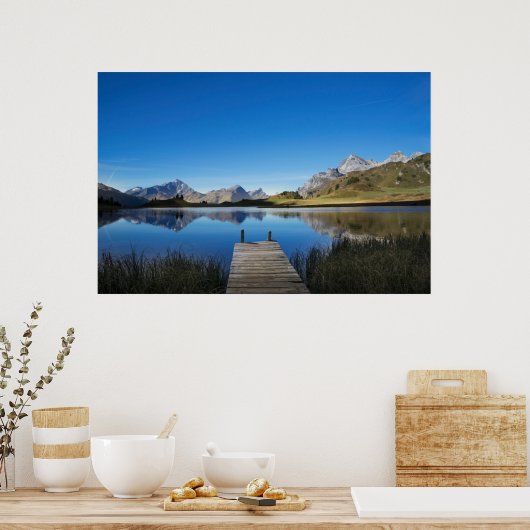 Water | Lai da Vons Switzerland Poster (Keuken)