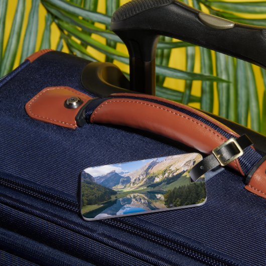 Water | Lake Alpsee Switzerland Bagagelabel (Voorkant Insitu 3)