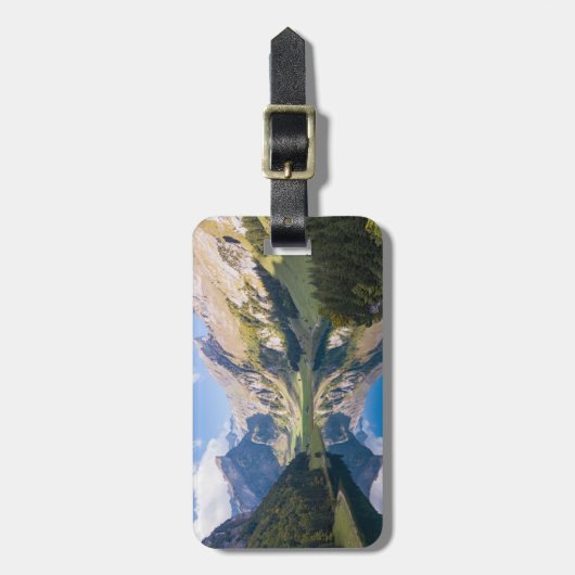 Water | Lake Alpsee Switzerland Bagagelabel (Voorkant verticaal)