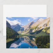 Water | Lake Alpsee Switzerland Bedankkaart (Voorkant / Achterkant)