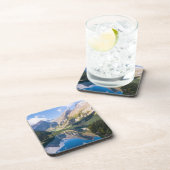 Water | Lake Alpsee Switzerland Bier Onderzetter (Rechterzijde)