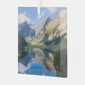 Water | Lake Alpsee Switzerland Glas Ornament (Voorkant links)