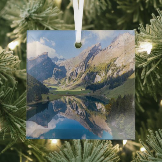 Water | Lake Alpsee Switzerland Glas Ornament (Insitu)
