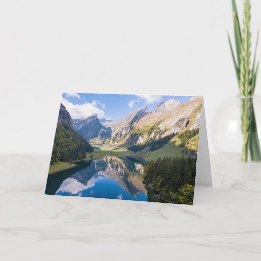 Water | Lake Alpsee Switzerland Kaart (Voorkant)