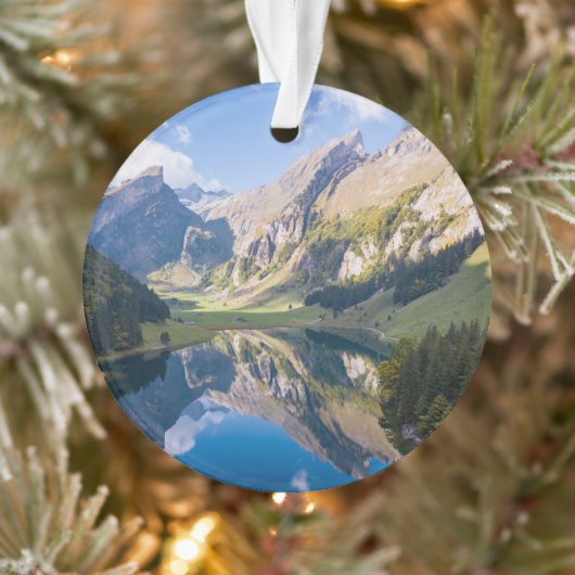 Water | Lake Alpsee Switzerland Ornament (Boom)