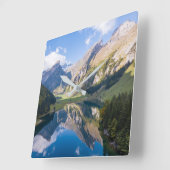 Water | Lake Alpsee Switzerland Vierkante Klok (Hoek)