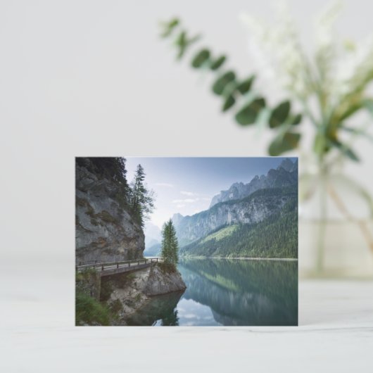 Water | Lake Gosau Salzkammergut Austria Briefkaart (Staand voorkant)