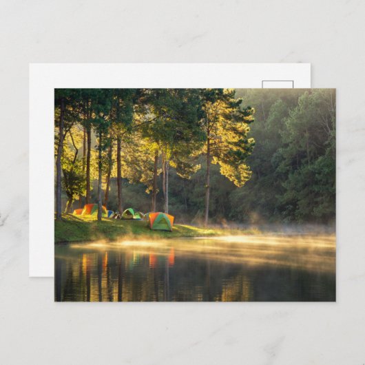 Water | Lake in Meahongson, Thailand Briefkaart (Voorkant / Achterkant)