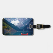 Water Lake Louise Canadian Rocky Mountains Bagagelabel (Voorkant horizontaal)